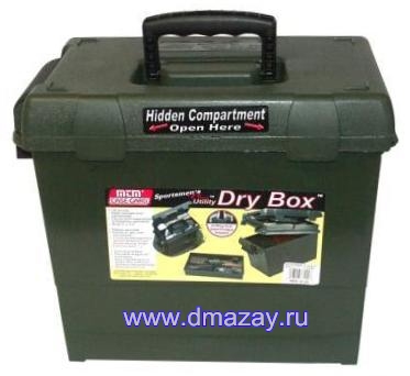 Ящик пластиковый водозащищенный MTM (МТМ) Sportsmans Plus Utility DRY BOX SPUD2-11 Forest Green для охотников, рыбаков, любителей водного спорта и туристов зеленый